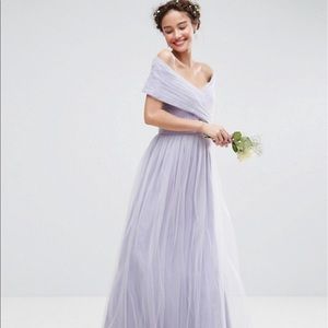 Lavender Tulle Maxi dress